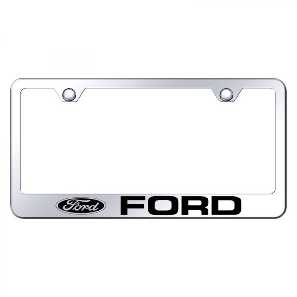 Autogold® - License Plate Frame with Laser Etched Ford Logo