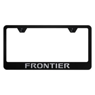 Autogold® - License Plate Frame with Laser Etched Frontier Logo