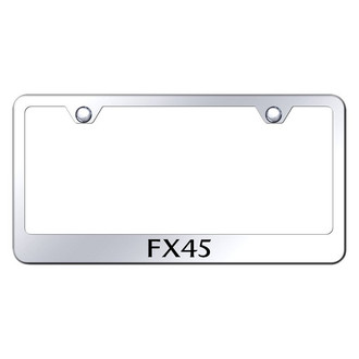 Autogold® - Chrome License Plate Frame with Laser Etched FX4 Logo