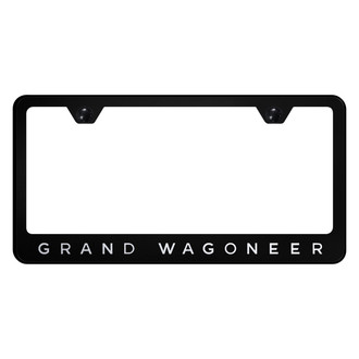 Autogold® - License Plate Frame with Laser Etched Grand Wagoneer Logo