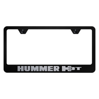 Autogold® - License Plate Frame with Laser Etched Hummer H3T Logo