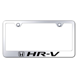 Autogold® - Chrome License Plate Frame with Laser Etched HR-V Logo