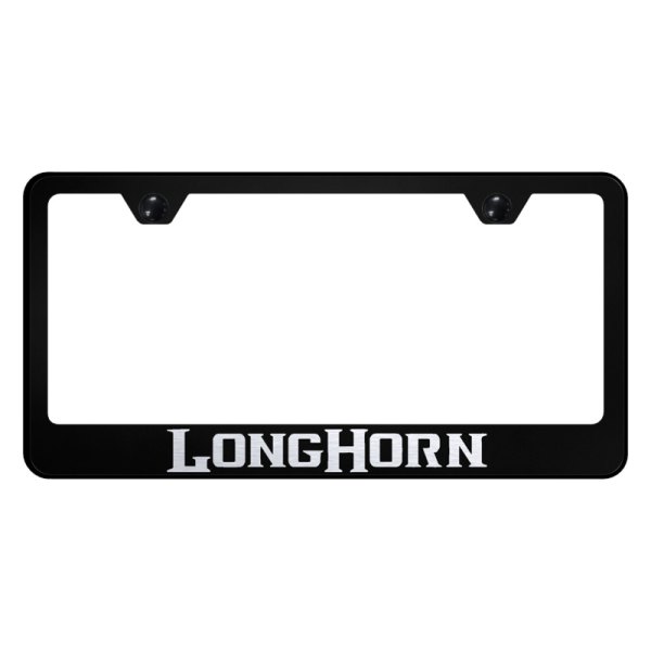 Autogold® - License Plate Frame with Laser Etched Longhorn Logo