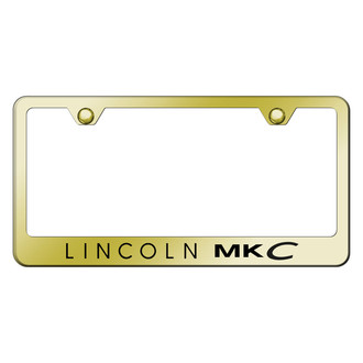Autogold® - Gold License Plate Frame with Laser Etched MKC Logo