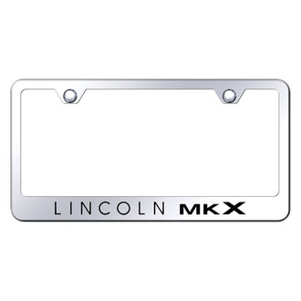 Autogold® - Chrome License Plate Frame with Laser Etched MKX Logo