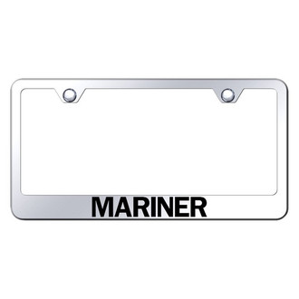 Autogold® - Chrome License Plate Frame with Laser Etched Mariner Logo