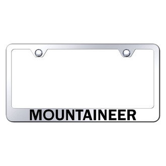 Autogold® - License Plate Frame with Laser Etched Mountaineer Logo