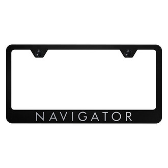 Autogold® - License Plate Frame with Laser Etched Navigator Logo
