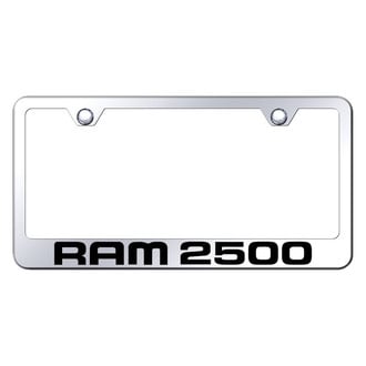Autogold® - Chrome License Plate Frame with Laser Etched Ram 2500 Logo