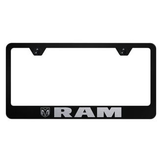 Autogold® - License Plate Frame with Laser Etched RAM Logo