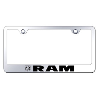 Autogold® - Chrome License Plate Frame with Laser Etched RAM Logo