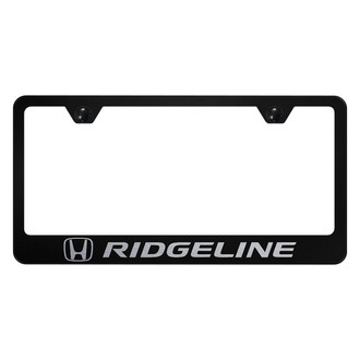 Autogold® - License Plate Frame with Laser Etched Ridgeline Logo