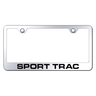 Autogold® - Chrome License Plate Frame with Laser Etched Sport Trac Logo