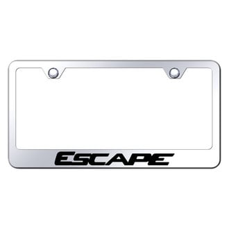 Autogold® - Chrome License Plate Frame with Laser Etched Escape Logo