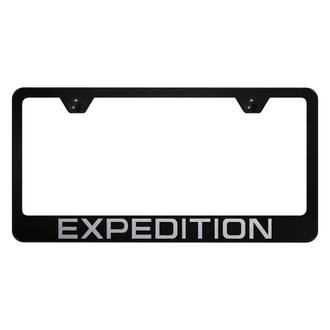 Autogold® - License Plate Frame with Laser Etched Expedition Logo