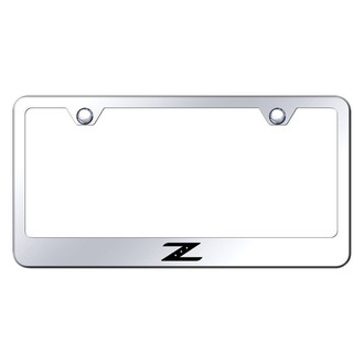 Autogold® - Chrome License Plate Frame with Laser Etched Z Logo