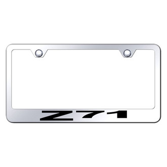 Autogold® - Chrome License Plate Frame with Laser Etched Z71 Logo