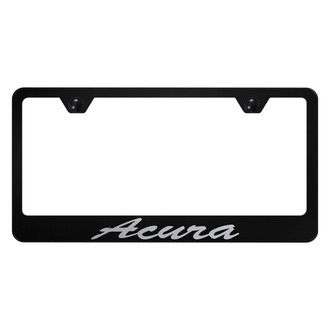 Autogold® - License Plate Frame with Script Laser Etched Acura Logo