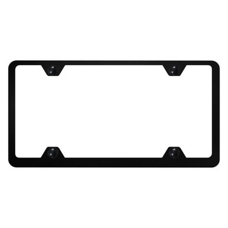 Autogold® - Plain 4-Hole Wide Body License Plate Frame