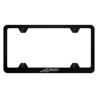 Autogold® - Wide Body License Plate Frame with Laser Etched A Spec Logo