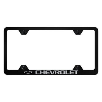 Autogold® - Wide Body License Plate Frame with Laser Etched Chevrolet Logo