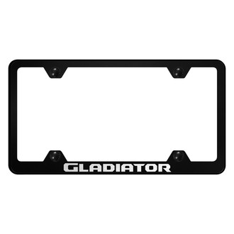 Autogold® - Wide Body License Plate Frame with Laser Etched Gladiator Logo