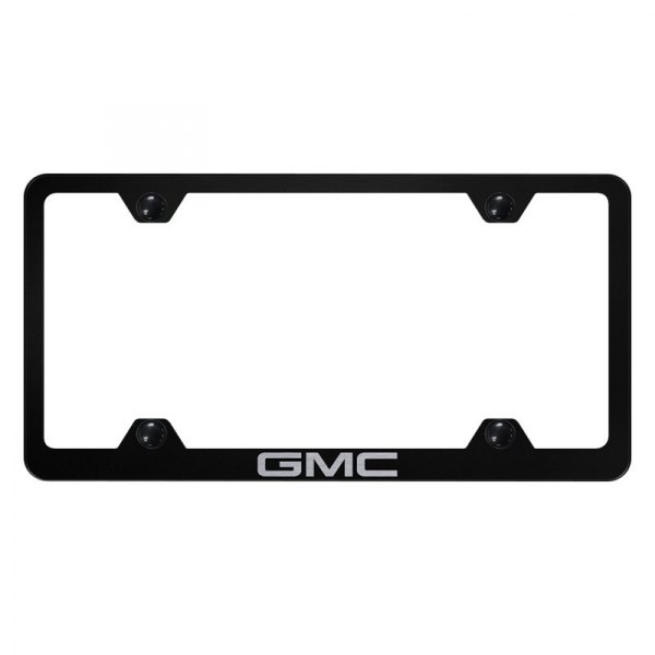 Autogold® - Wide Body License Plate Frame with Laser Etched GMC Logo