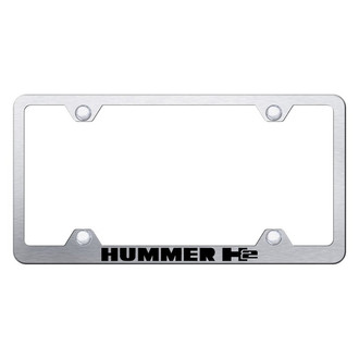 Autogold® - Wide Body License Plate Frame with Laser Etched H2 Logo