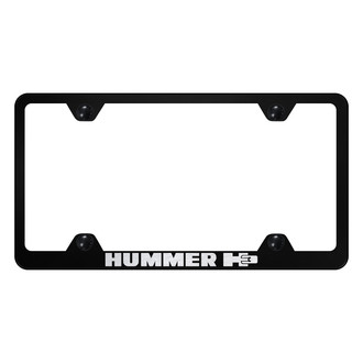 Autogold® - Wide Body License Plate Frame with Laser Etched H3 Logo