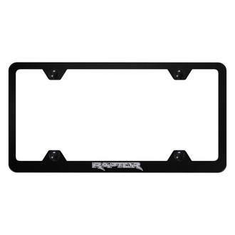 Autogold® - Wide Body License Plate Frame with Laser Etched Raptor Logo
