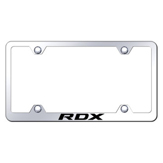 Autogold® - Wide Body Chrome License Plate Frame with Laser Etched RDX Logo