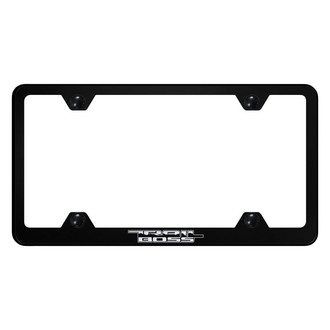 Autogold® - Wide Body License Plate Frame with Laser Etched Trail Boss Logo