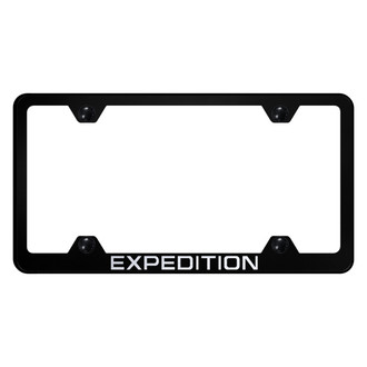 Autogold® - Wide Body License Plate Frame with Laser Etched Expedition Logo