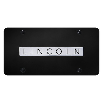 Autogold® - License Plate with 3D Lincoln Logo