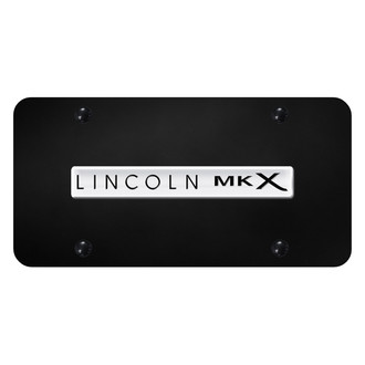 Autogold® - License Plate with 3D Chrome MKX Logo