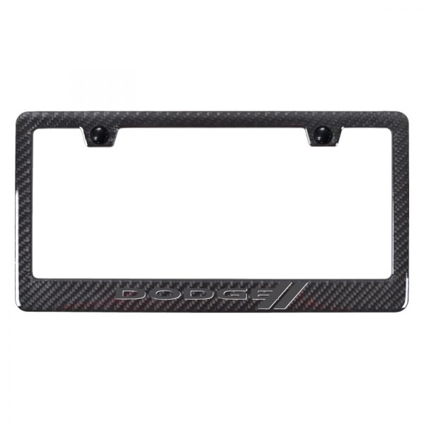 Autogold® - UV Printed License Plate Frame with Dodge Logo
