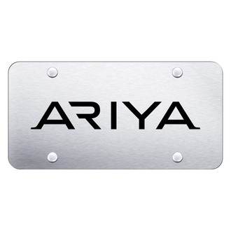 Autogold® - Brushed License Plate with Laser Etched Ariya Logo
