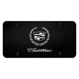 Autogold® - License Plate with Laser Etched Cadillac Logo and Emblem