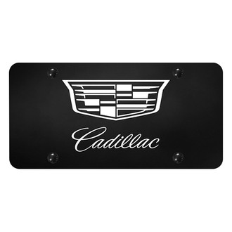 Autogold® - License Plate with Laser Etched Cadillac Logo and New Emblem