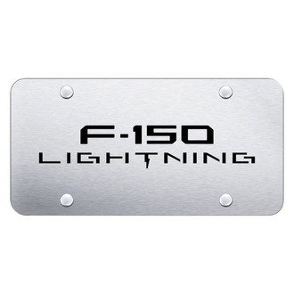 Autogold® - License Plate with Laser Etched F-150 Lightning Logo