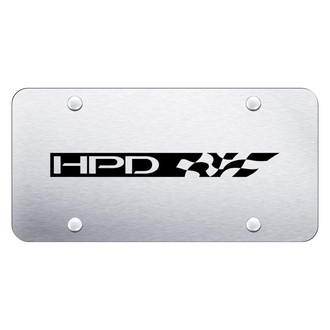 Autogold® - Brushed License Plate with Laser Etched HPD Logo