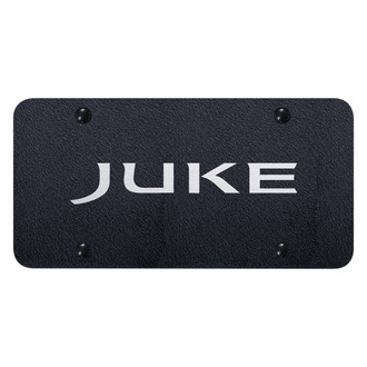 Autogold® - Black License Plate with Laser Etched Juke Logo