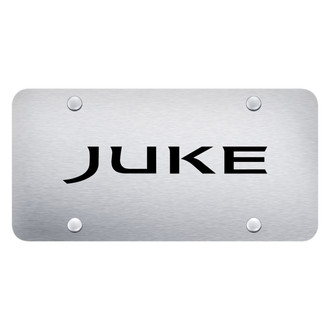 Autogold® - Black License Plate with Laser Etched Juke Logo