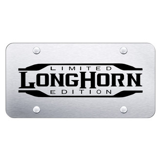 Autogold® - License Plate with Longhorn Limited Edition Logo