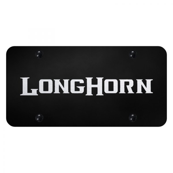 Autogold® - License Plate with Laser Etched Longhorn Logo