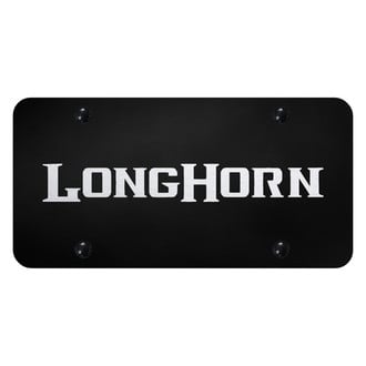Autogold® - License Plate with Laser Etched Longhorn Logo