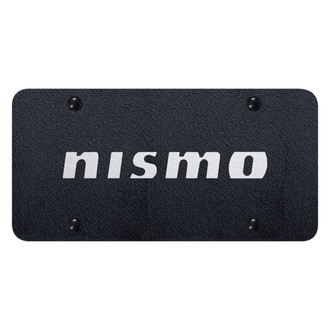 Autogold® - Rugged Black License Plate with Laser Etched NISMO Logo