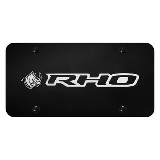 Autogold® - License Plate with Laser Etched RHO Head Logo