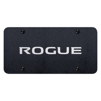 Autogold® - Rugged Black License Plate with Laser Etched Rogue Logo