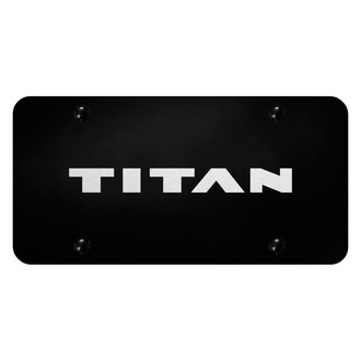 Autogold® - License Plate with Laser Etched Titan Logo